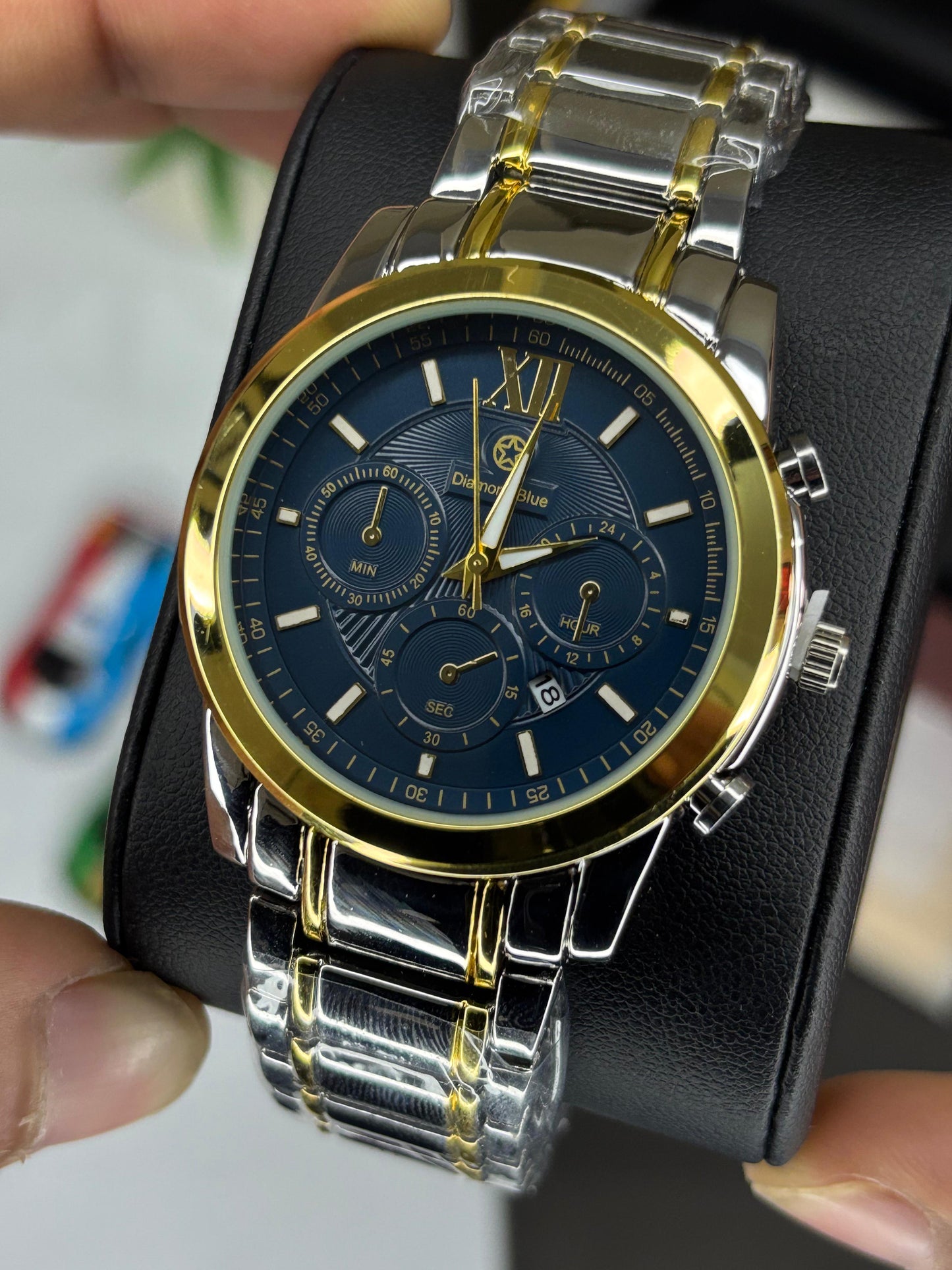 DAIMOND BLUE TWO-TONE