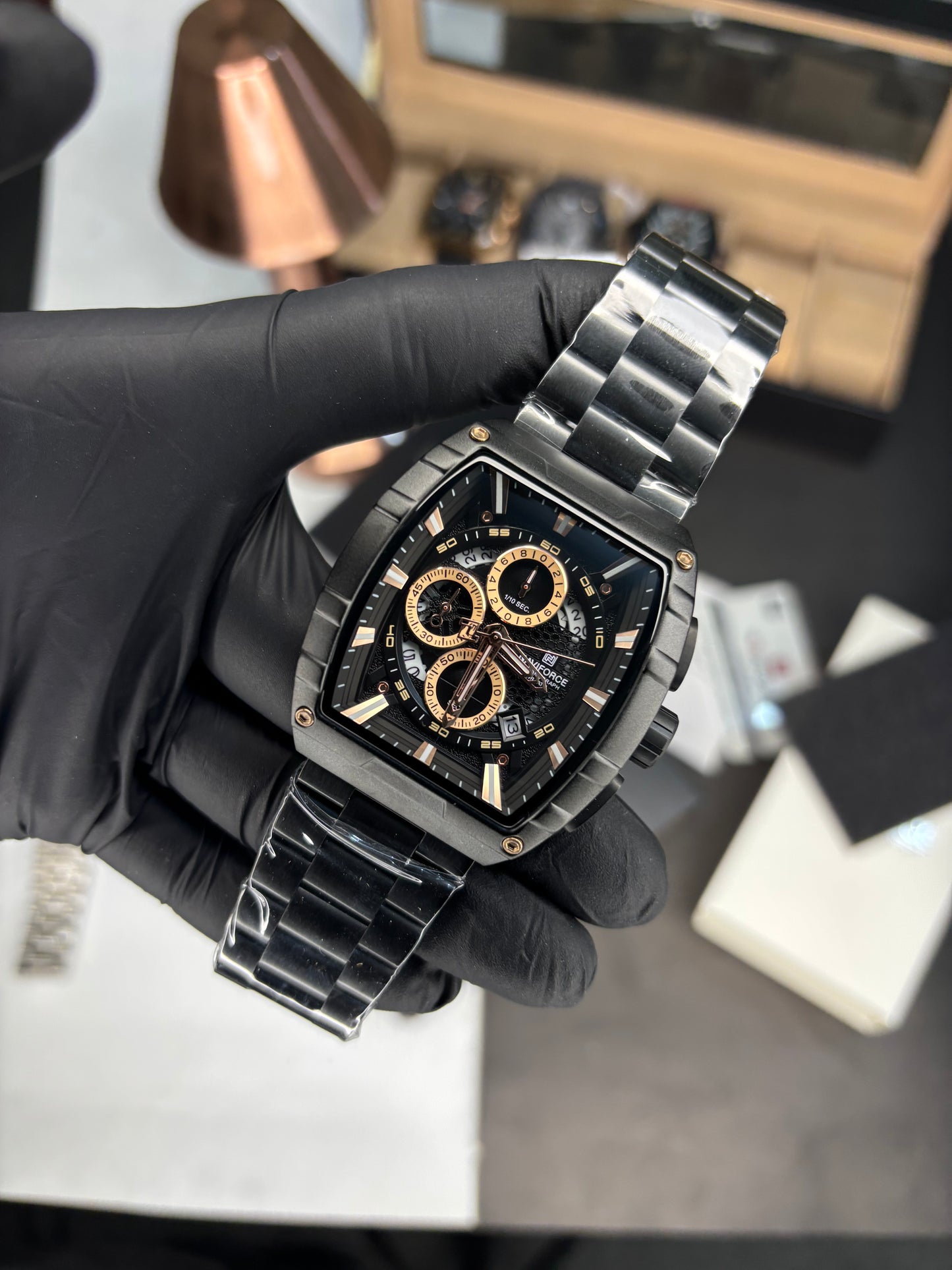 NAVIFORCE NF8066 CHRONOTREK BLACK