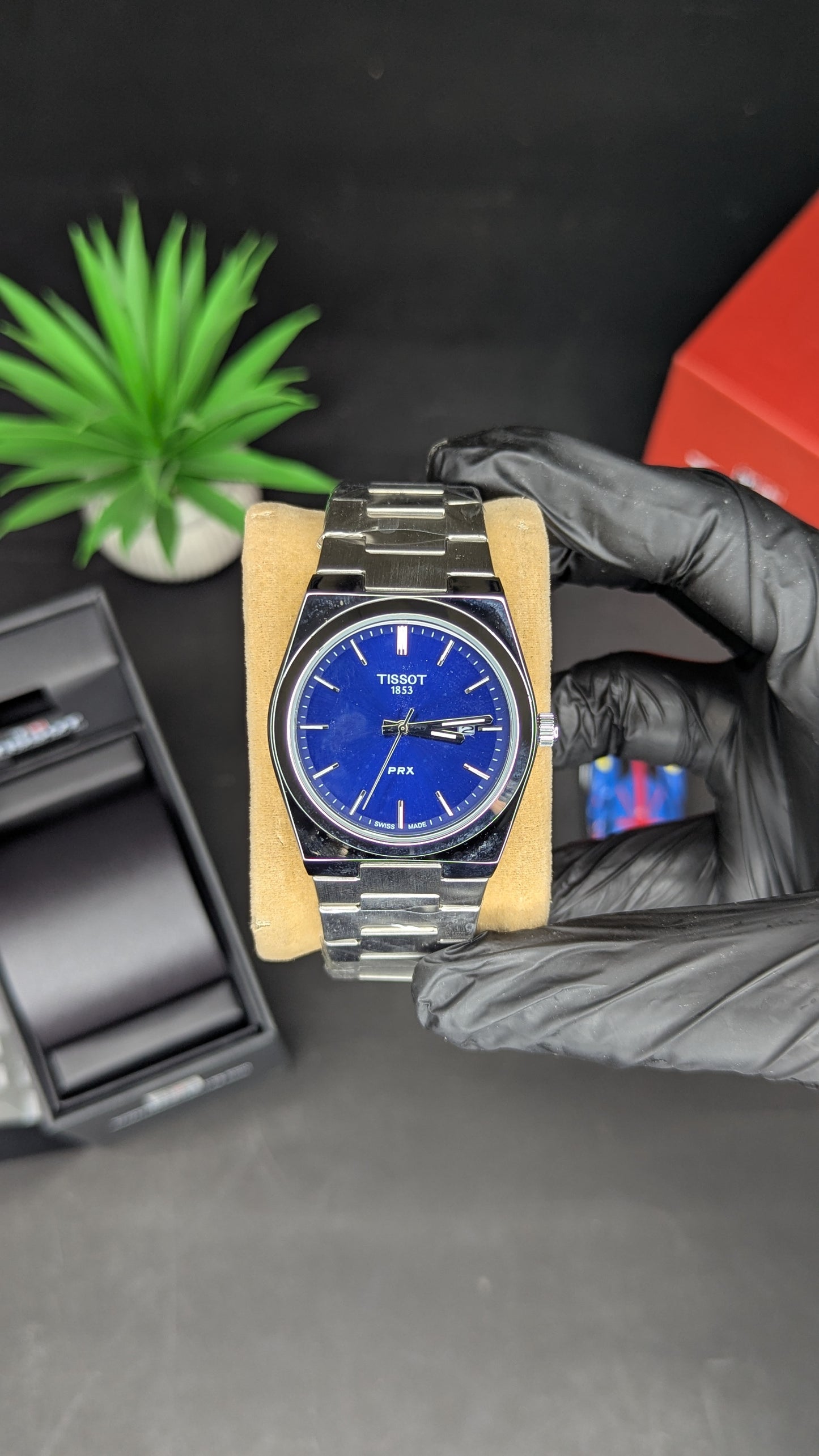 TISOT PRX BLUE DIAL