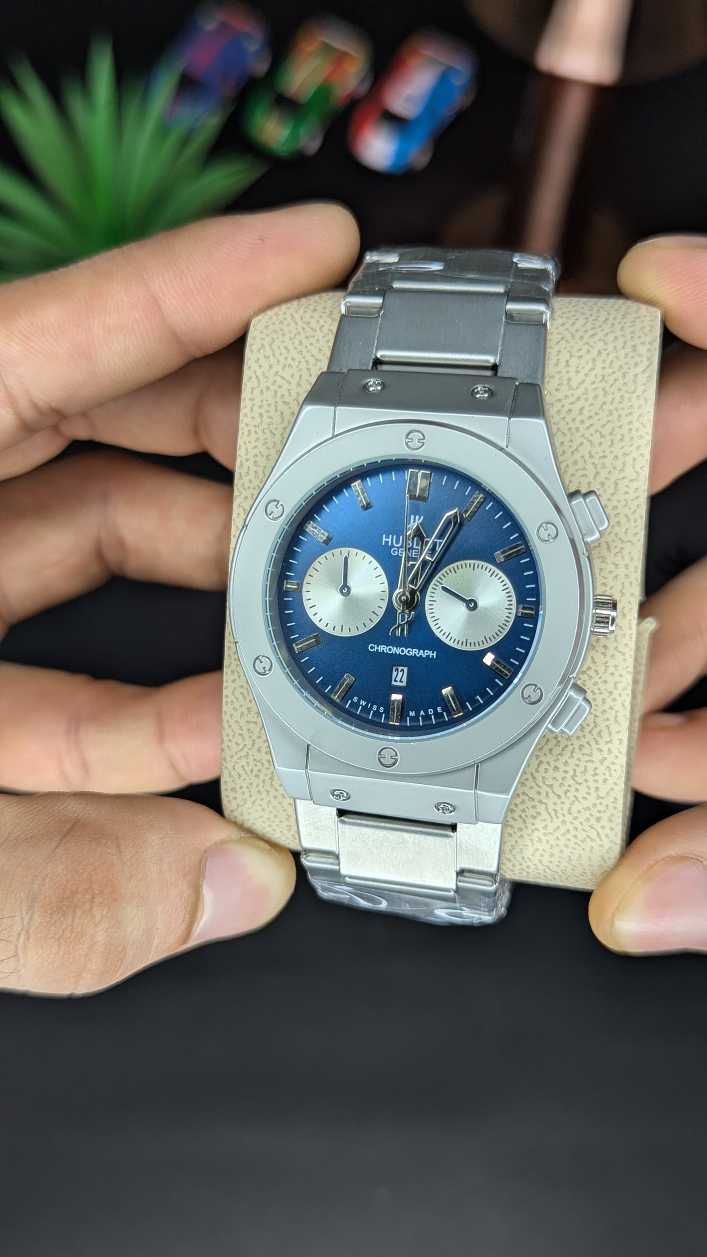 HB STAINLESS STEEL BLUE