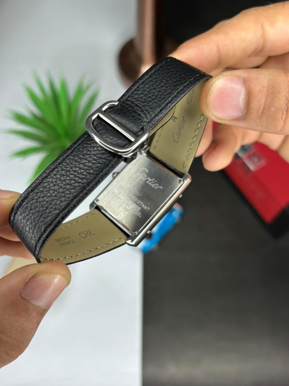 CARTIER LOUIS TANK BLACK