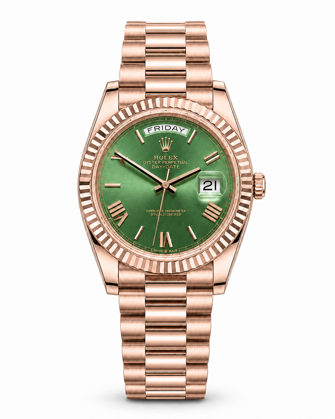 ROLEX ROSEGOLD DAY-DATE