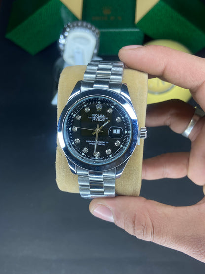 Rolex Round Dial Just-Date Watch