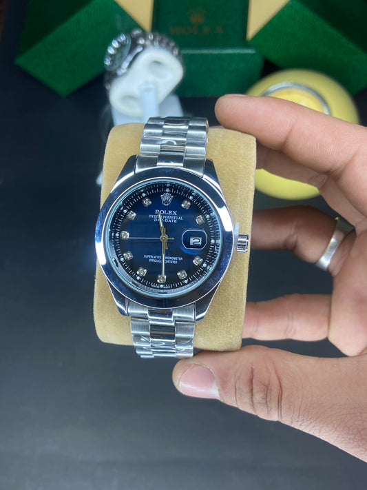 Rolex Round Dial Just-Date Watch