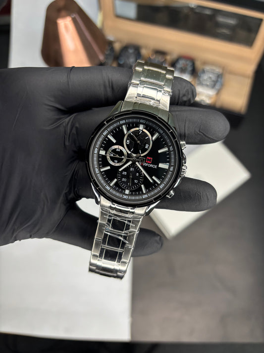 NAVIFORCE NF9089 SILVER BAND CHRONOGRAPH
