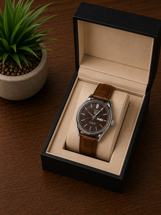 TAG HEUER FULL BROWN