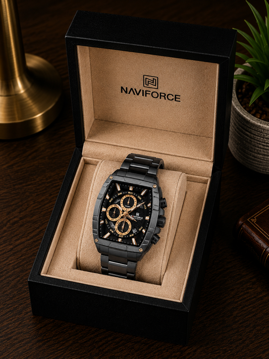 NAVIFORCE NF8066 CHRONOTREK BLACK