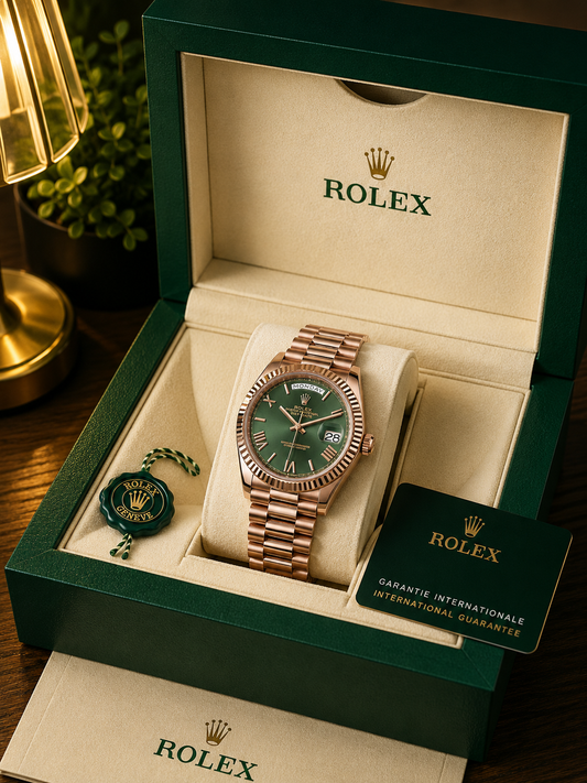 ROLEX ROSEGOLD DAY-DATE