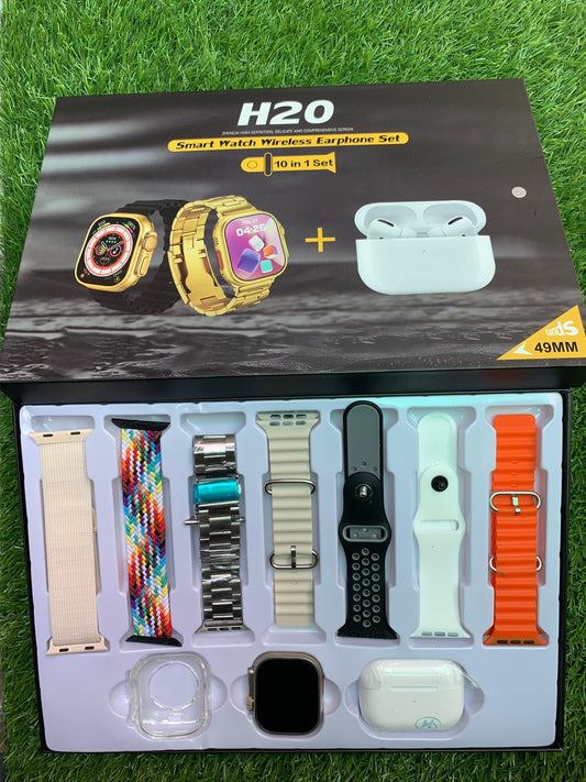 H20 Ultra Smartwatch 10 In 1 Ultra Smart Watch