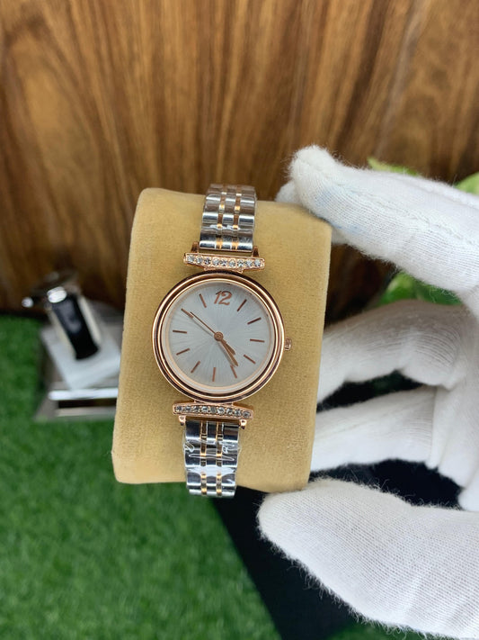 Women's Vintage White Dial Watch