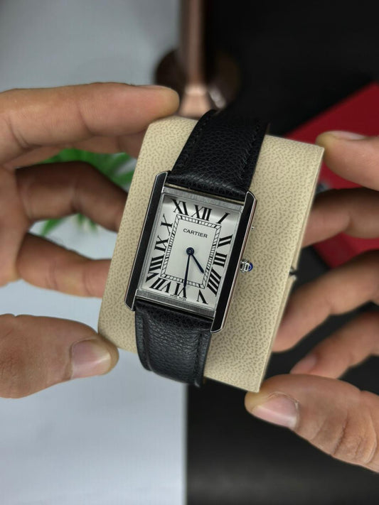 CARTIER LOUIS TANK BLACK